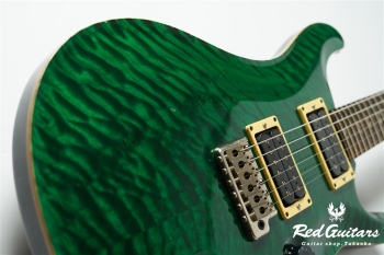 Custom24 10top Quilt Roseneck - Emerald Green